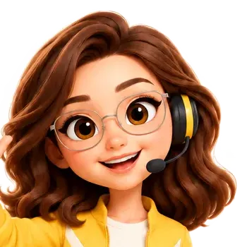 Vibi, the Vibe Caller AI assistant, smiling and wearing a headset